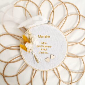 Tambourin Marraine doré